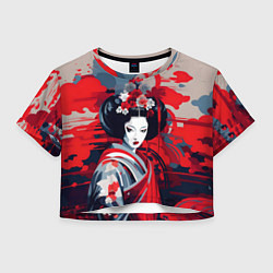 Женский топ Geisha vector style