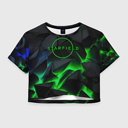 Женский топ Stafield logo green fire