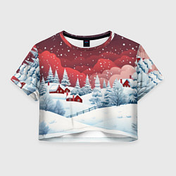 Женский топ Искрящийся новогодний воздух