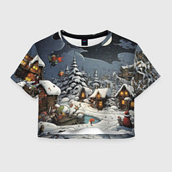 Женский топ Волшебство новогодней ночи