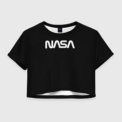 Женский топ NASA space logo