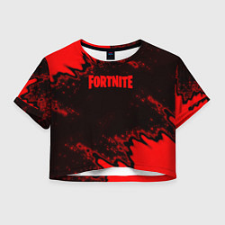 Женский топ Fortnite game colors red