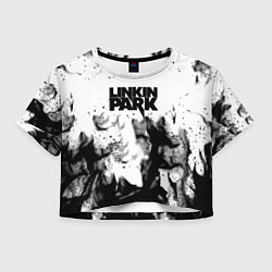 Женский топ Linkin park огненный дым рок