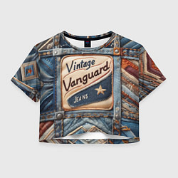 Женский топ Vintage vanguard jeans - patchwork