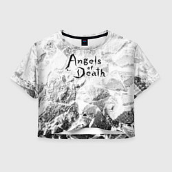 Женский топ Angels of Death white graphite