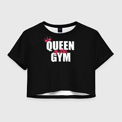 Женский топ Queen of the gym - crown