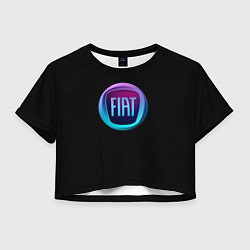 Женский топ FIAT logo neon