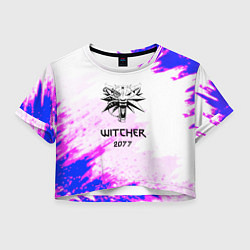 Женский топ The Witcher colors neon