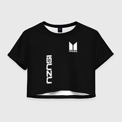 Женский топ Isuzu logo white