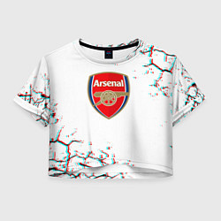 Женский топ Arsenal fc текстура