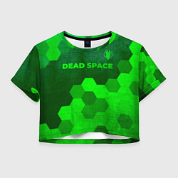 Женский топ Dead Space - green gradient посередине