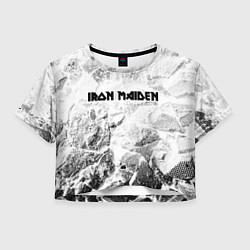 Женский топ Iron Maiden white graphite