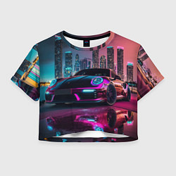 Женский топ Porshe night city