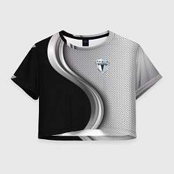 Женский топ Tesla carbon metal