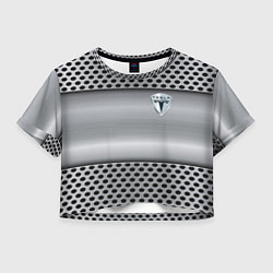 Женский топ Tesla металлическая сетка