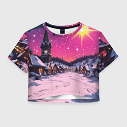 Женский топ Закат рождества