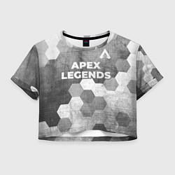 Женский топ Apex Legends - grey gradient посередине