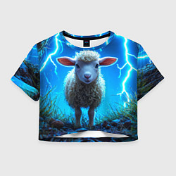 Женский топ Овечка в разрядах молнии
