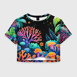 Женский топ Космический подводный мир