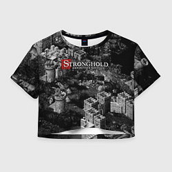Футболка 3D укороченная женская Stronghold Crusader Definitive Edition, цвет: 3D-принт