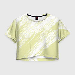 Женский топ The color is white and yellow