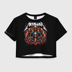 Женский топ Metallica forever - thrash metal