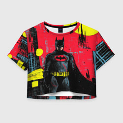 Женский топ Бэтмен красками