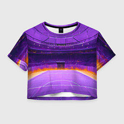 Женский топ Фиолетовый стадион
