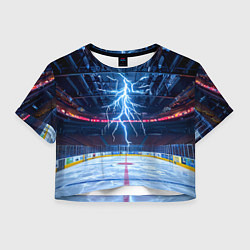 Женский топ Удар молнии в хоккейную площадку