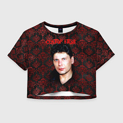 Женский топ Сектор газа красные узоры