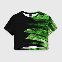 Женский топ Color green black