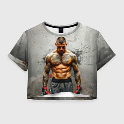 Женский топ Дастин Порье на сером