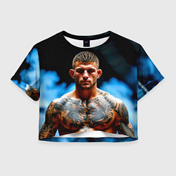 Женский топ Дастин Порье в дыму