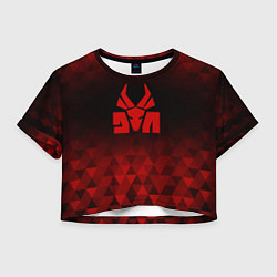 Женский топ Die Antwoord red poly