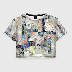 Женский топ Цветочная геометрическая абстракция