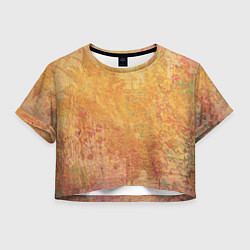 Женский топ Абстракция - red and yellow spots