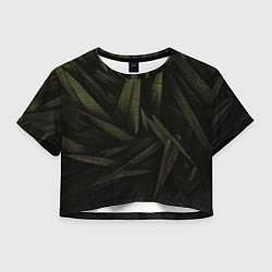 Женский топ Абстракция - green triangles