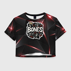 Женский топ Bones logo stickers