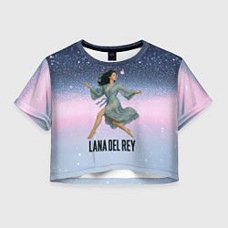 Женский топ Lana Del Rey прыгает в платье