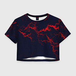 Женский топ Lightning red glow