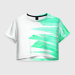 Женский топ Color white light blue strip