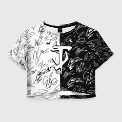 Женский топ Doom автографы