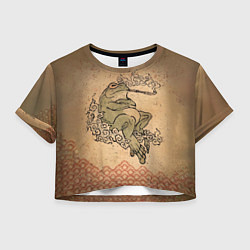 Женский топ Лягушка с трубкой