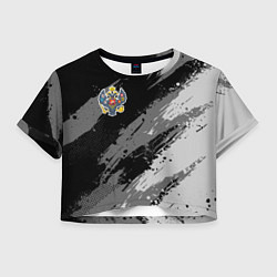 Женский топ Российская империя - монохромный