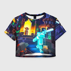 Женский топ Майнкрафт - рейд в подземелье