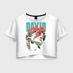 Женский топ David Bowie статуя Давида