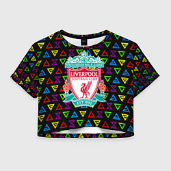 Женский топ Liverpool pattern neon