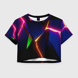 Женский топ Neon colored geometric