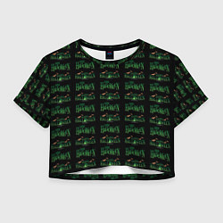Женский топ Halloween pattern