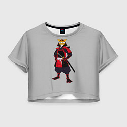 Женский топ Утка-самурай с катаной